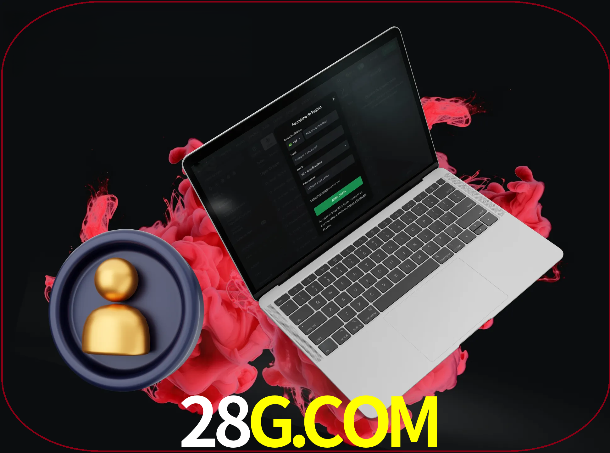 No cabeçalho do site 28g, clique no botão que o levará a um formulário especial onde terá de introduzir as suas informações actuais.