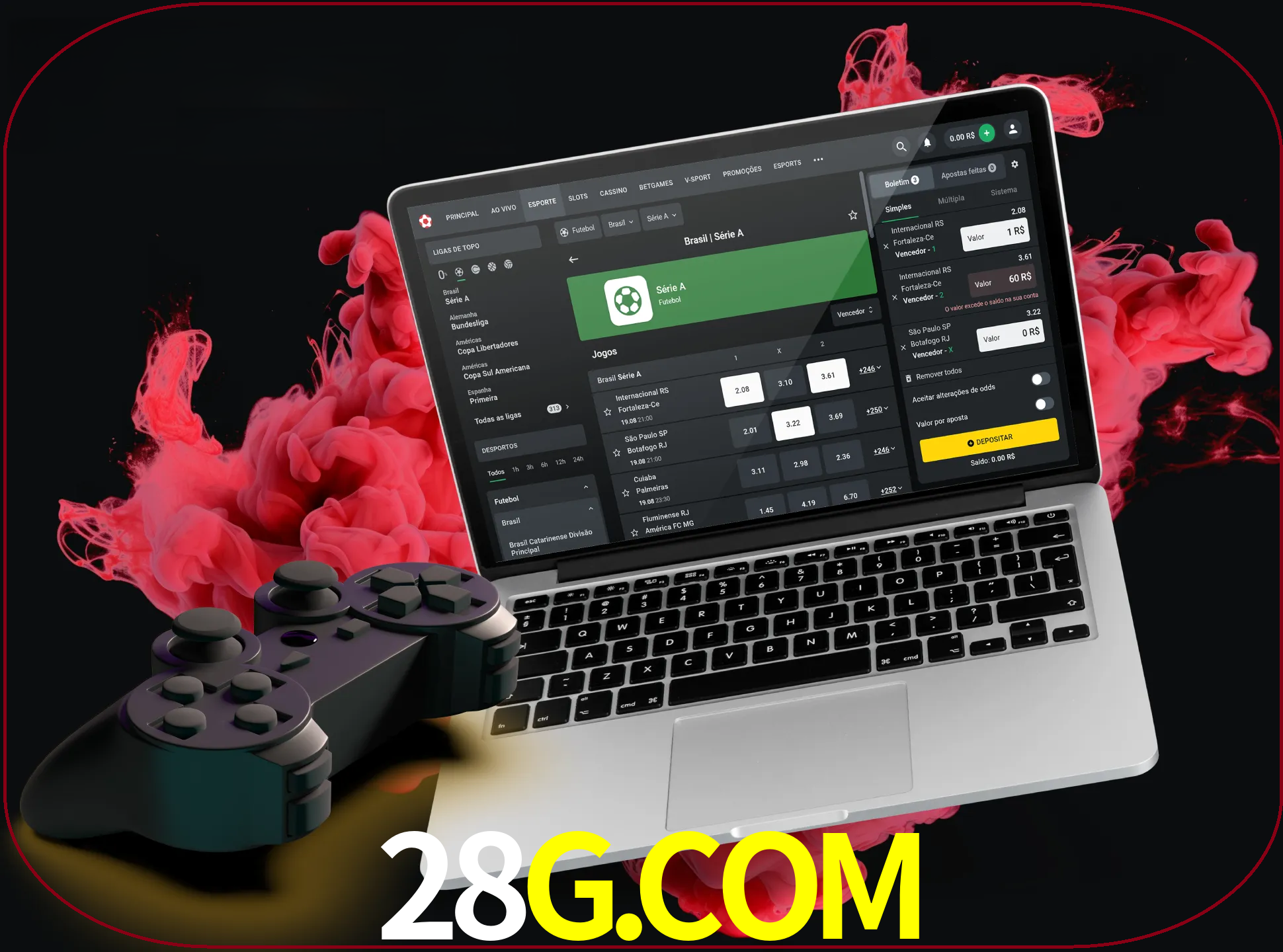Visite a secção especial de jogos de vídeo em 28g para descobrir em que jogos pode apostar e ganhar muito dinheiro.